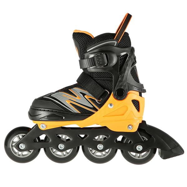 NA11010 BLACK-ORANGE SIZE M (35-38) NILS EXTREME INLINE SKATES