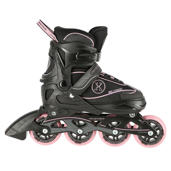 NA11008 BLACK-PURPLE SIZE S (31-34) NILS EXTREME INLINE SKATES