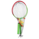 NRZ051 STEEL / BADMINTON SET 2 RACKETS + SHUTTLES + BALLS JUNIOR NILS