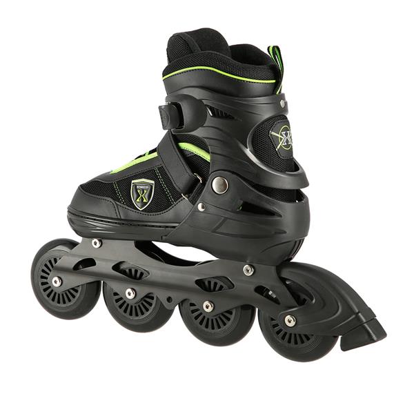 NA19088 BLACK-GREEN SIZE M (35-38) NILS EXTREME INLINE SKATES