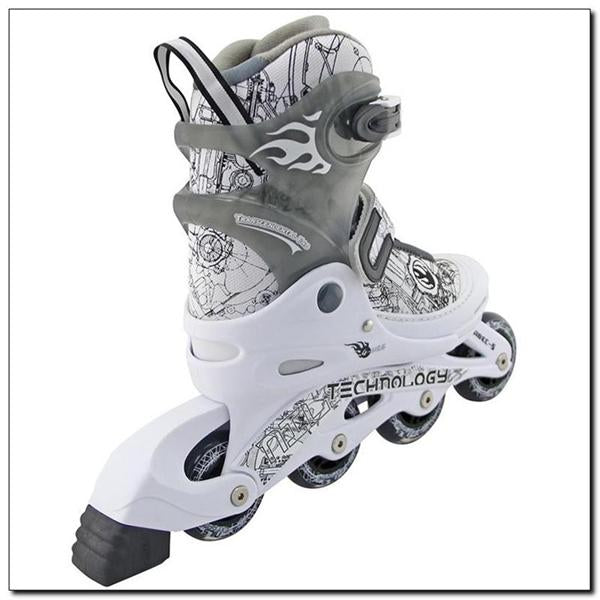 NJ2117 A BLACK SIZE M (34-37) NILS EXTREME INLINE SKATES