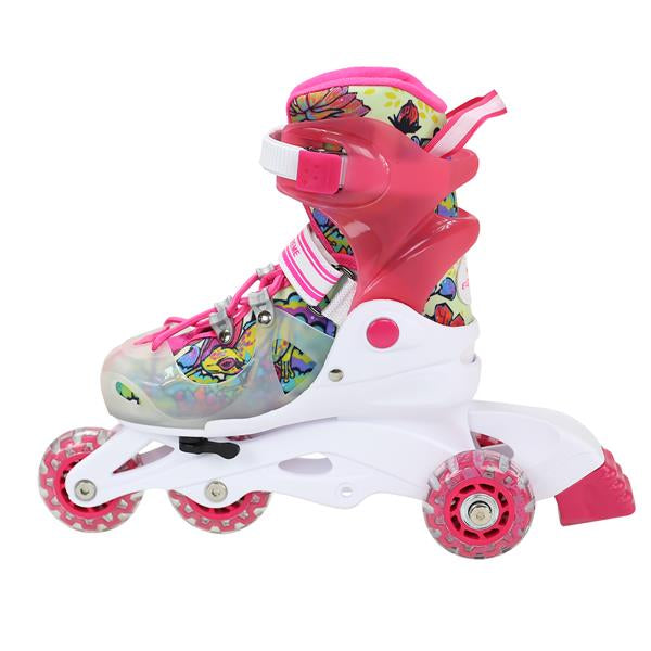 NJ2016 A PINK-GREEN SIZE S NILS EXTREME SKATES