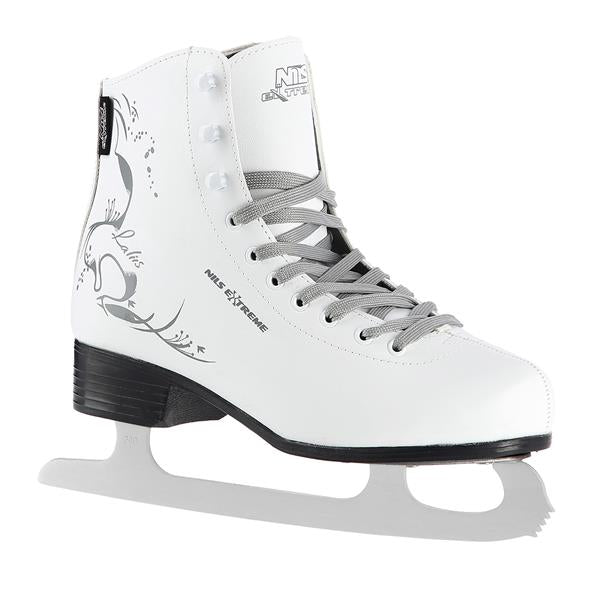 NF496S WHITE SIZE 40 NILS EXTREME FIGURE SKATES