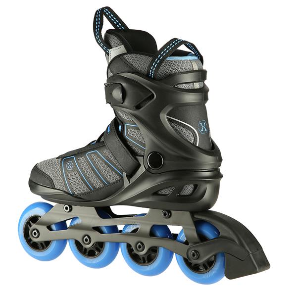 NA14217 BLACK-BLUE SIZE 44 NILS EXTREME ROLLER SKATES