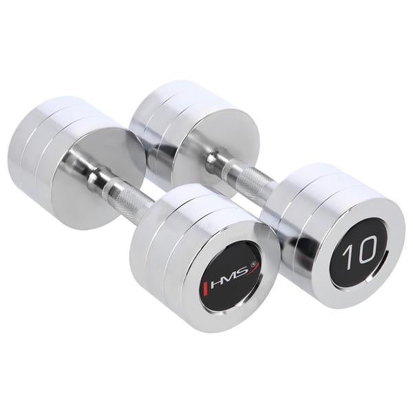 CHD10 CHROME DUMBBELLS (2 pcs.) HMS