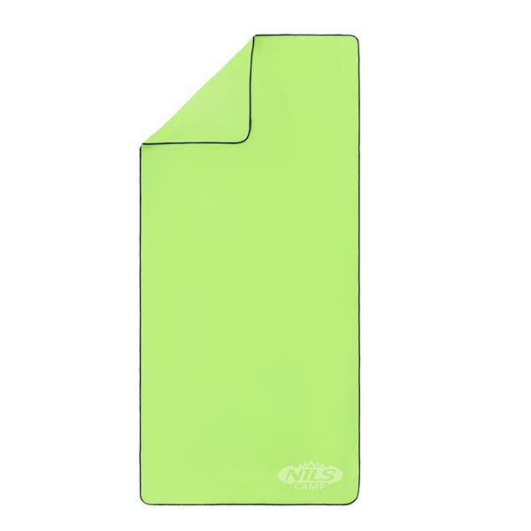 NCR11 GREEN MICROFIBER TOWEL 140x70 cm NILS CAMP