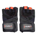 RST01 BLACK/RED SIZE L GYM GLOVES HMS