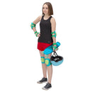 H704 ZIELONO-LAZUROWY ROZM. S ZESTAW OCHRANIACZY NILS EXTREME