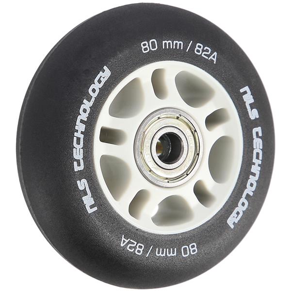 PU 80x24 82A ČERNÁ MATNÁ (4 ks) + ABEC-9 (8 ks) NILS EXTREME SET