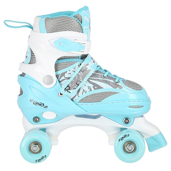 NQ1002 WHITE-BLUE SIZE M (35-38) NILS EXTREME ROLLER SKATES