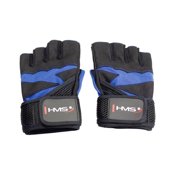 RST02 BLACK/BLUE SIZE XL GYM GLOVES HMS