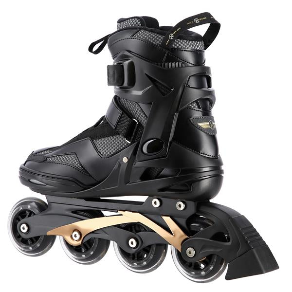 NA2150 BLACK-GOLD SIZE 38 NILS EXTREME ROLLER SKATES