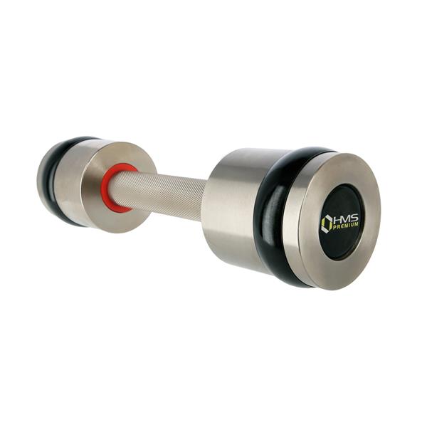 HH05 2 x 5 KG CHROME DUMBBELLS HMS PREMIUM