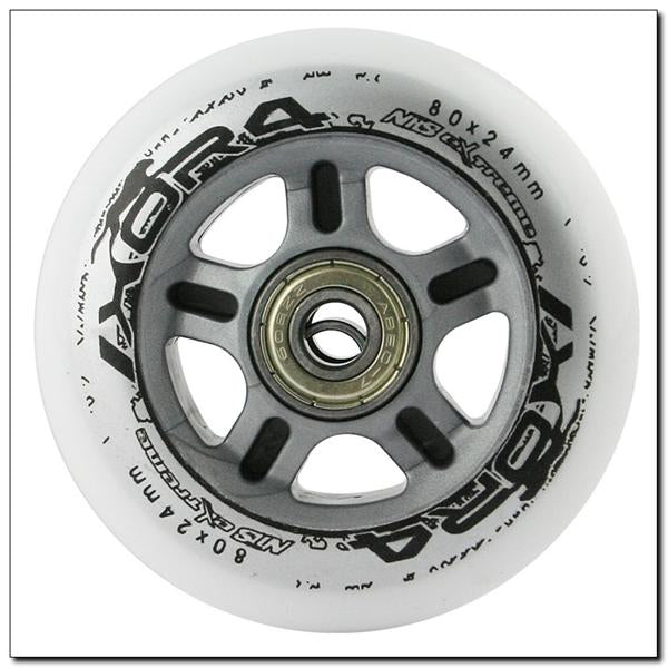 PU 80x24 BÍLÁ 82A (4 KS) + ABEC-7 (8 KS) NILS EXTREME SET