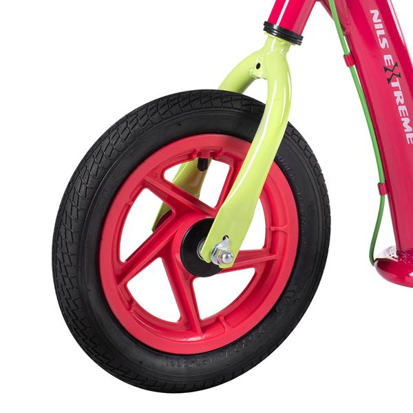 WH113C PINK 12 SCOOTER WITH PUMPED WHEELS NILS EXTREME"