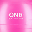 GB10 55CM PINK GYM BALL 10 ONE FITNESS GYM BALL