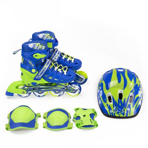 NA1015 SADA A MODRÁ VELIKOST M (35-38) SADA INLINE BRUSLÍ NILS EXTREME