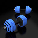 SGG30 RUBBER-COATED DUMBBELLS IN 30KG HMS CASE