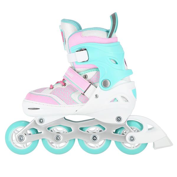 NA14198 WHITE-TURQUOISE SIZE M(35-38) NILS EXTREME INLINE SKATES