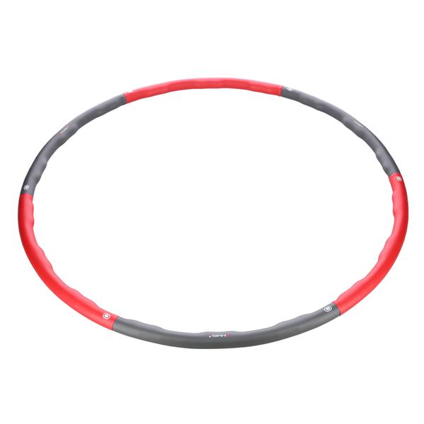 HHP002 ČERVENO-ŠEDÝ HULA HOP 1,2 KG 100 CM HMS