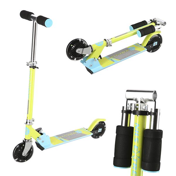 HL776 LIME-BLUE SCOOTER NILS EXTREME