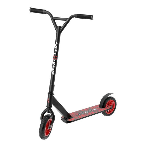 HC020 RED SCOOTER WITH PUMPED WHEELS NILS EXTREME