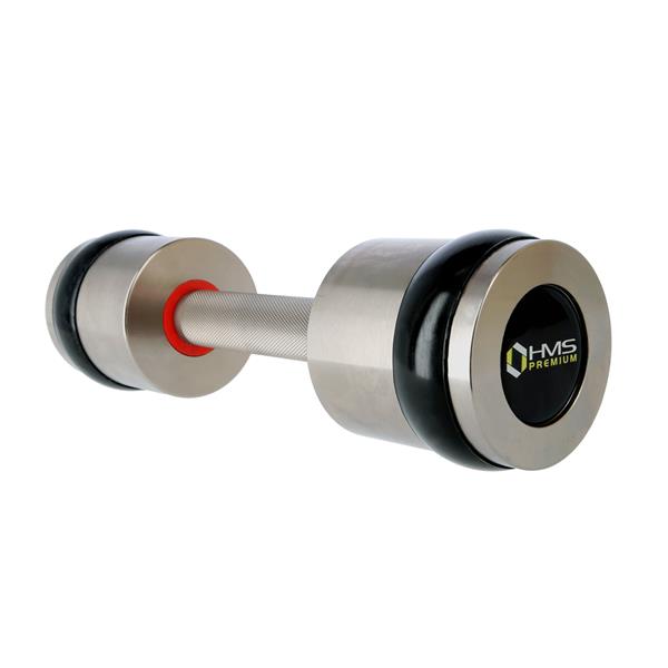 HH07 2 x 7 KG CHROME DUMBBELLS HMS PREMIUM