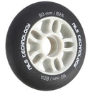 PU 90x24 82A BLACK MATT WHEELS (4 pcs.) NILS EXTREME