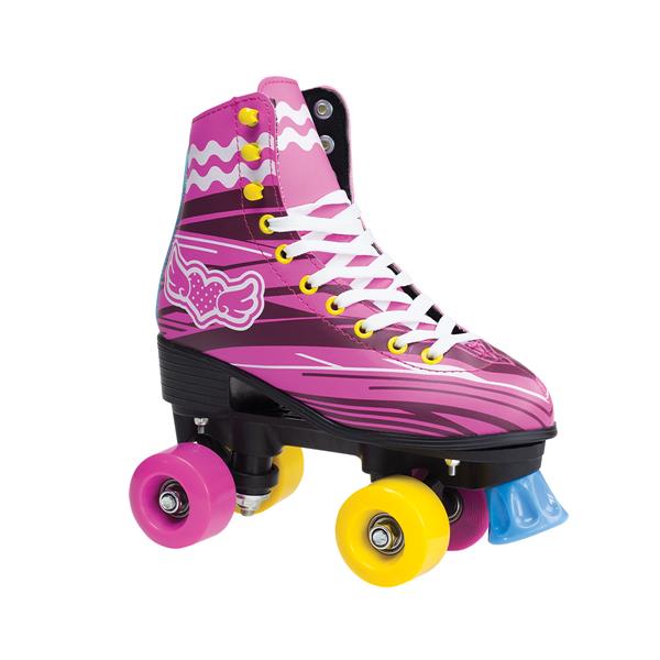 NQ18311S PINK-WHITE SIZE 36 NILS EXTREME ROLLER SKATES