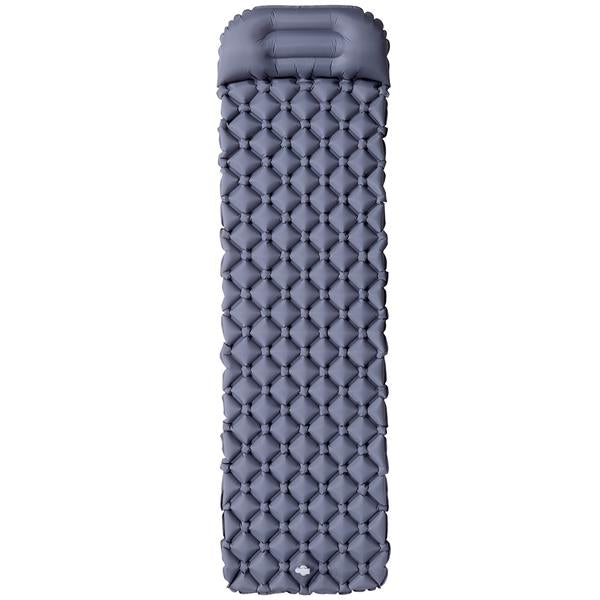 NC4006 GREY TOURIST MAT WITH PUMP NILS CAMP