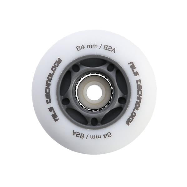 PU 64x24 82A LED-3 WHITE WHEELS (4 pcs.) NILS EXTREME