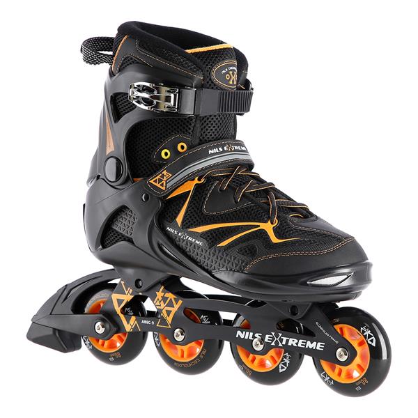 NA9022 ČERNO-ORANŽOVÉ VELIKOST 45 INLINE BRUSLÍ NILS EXTREME