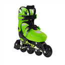 NJ082 SET ZIELONY ROZM. XS (28-31) ZESTAW ŁYŻWOROLKI I OCHRANIACZE NILS EXTREME