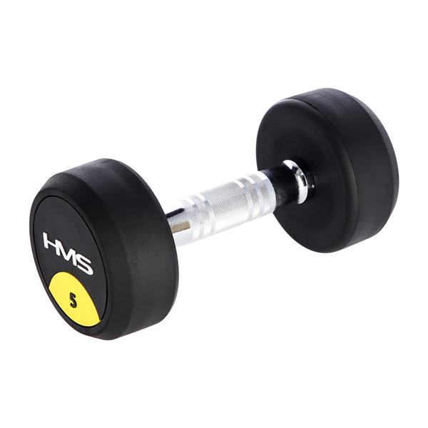 HG PRO 5 KG RUBBER-COATED DUMBBELLS HMS