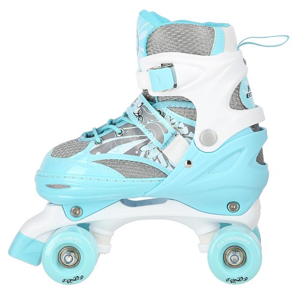 NQ1002 WHITE-BLUE SIZE M (35-38) NILS EXTREME ROLLER SKATES