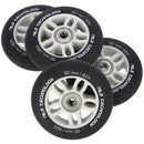 PU 90x24 82A ČERNÁ MATNÁ (4 ks) + ABEC-9 CHROM (8 ks) NILS EXTREME SET