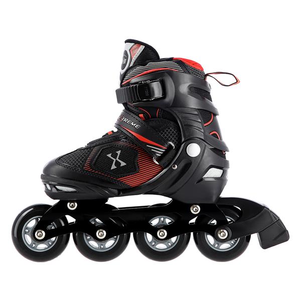 NA9080 BLACK/RED SIZE L (39-42) NILS EXTREME INLINE SKATES