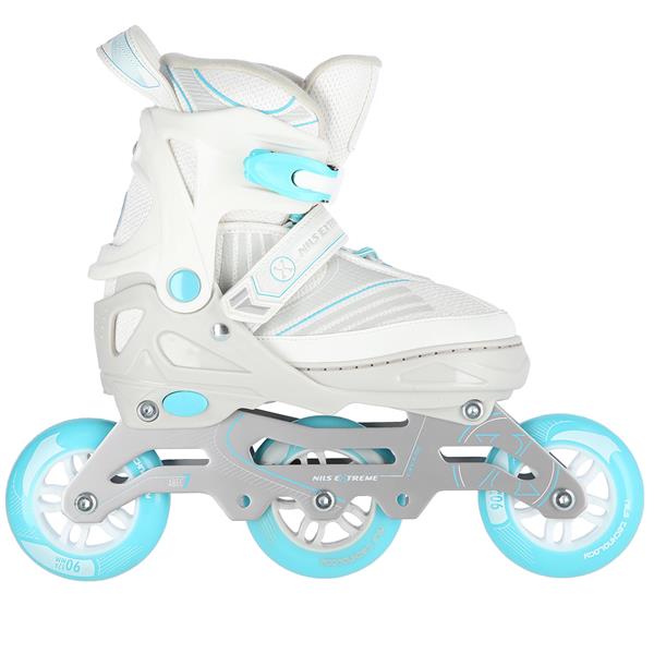 NA11201 BÍLÉ VELIKOST L (39-42) NILS EXTREME KOLENEČKOVÉ BRUSLÍ
