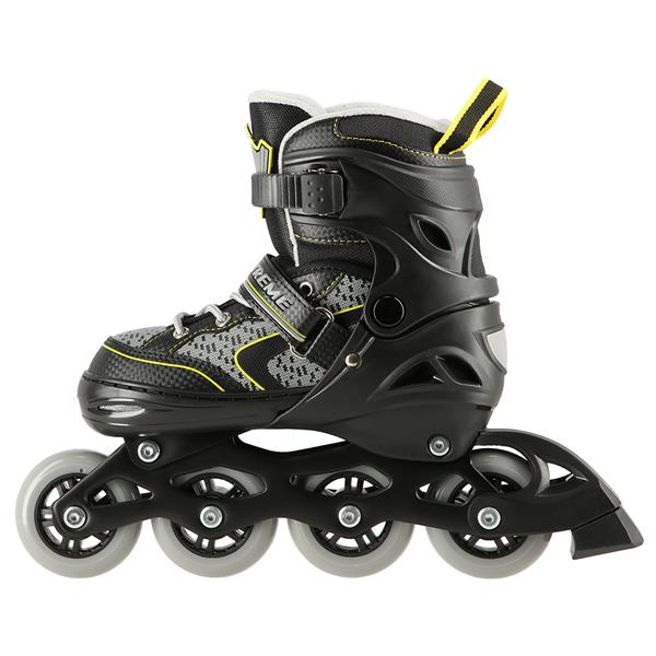 NA14198 BLACK-YELLOW SIZE L (39-42) NILS EXTREME INLINE SKATES