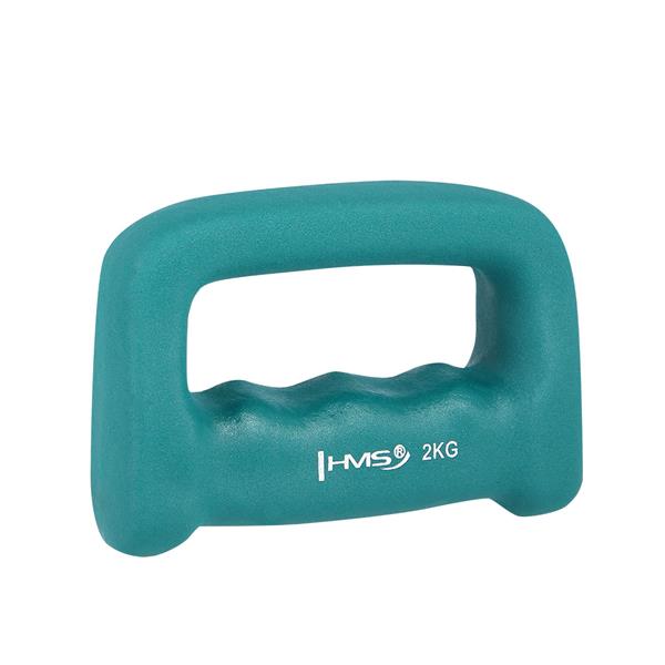 CK20 KASTET ZELENÁ LITINOVÁ ZÁVAŽÍ POTAŽENÁ NEOPRENEM 2,0 KG HMS