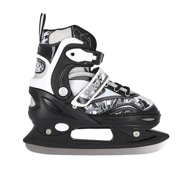 NH10927 A 2in1 BLACK SIZE S(31-34) SKATING BLADES WITH HOCKEY BOARD NILS EXTREME