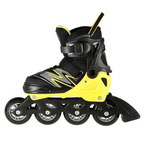 NA11010 BLACK-YELLOW SIZE L (39-42) NILS EXTREME INLINE SKATES