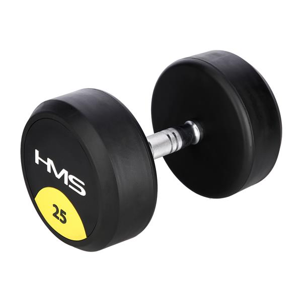 HG PRO 25 KG RUBBER-COATED HMS DUMBBELLS