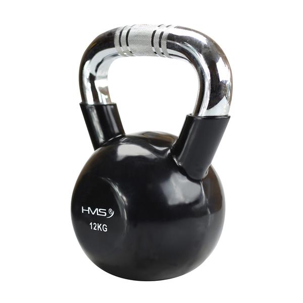 KTC20 BLACK UCHWYT CHROM RADEŁKOWANY KETTLEBELL ŻELIWNY HMS