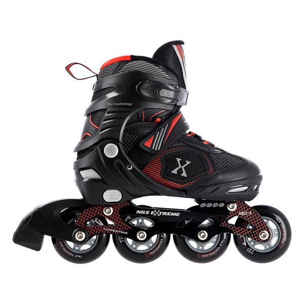 NA9080 BLACK/RED SIZE M (35-38) NILS EXTREME ROLLER SKATES