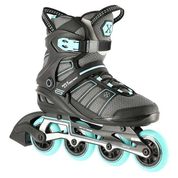 NA14217 BLACK-MINT SIZE 38 NILS EXTREME ROLLER SKATES