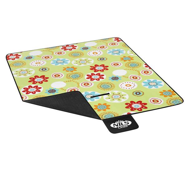 NC2130 PICNIC BLANKET FLOWER 150x130 EPE NILS CAMP