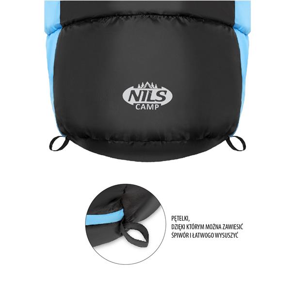 NC2012 BLACK/BLUE NILS CAMP SLEEPING BAG