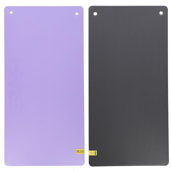 MFK07 VIOLET-BLACK CLUB FITNESS MAT WITH HOLES 120*60CM EVA 15MM HMS PREMIUM