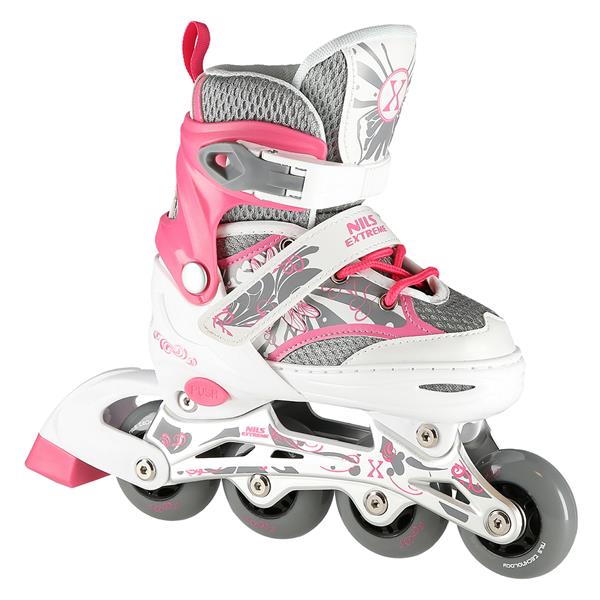 NA10602 PINK SIZE S (31-34) NILS EXTREME INLINE SKATES